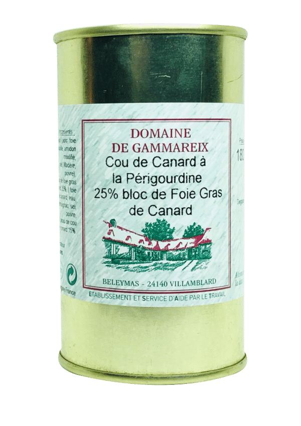 cou de canard 25 foie gras 180g