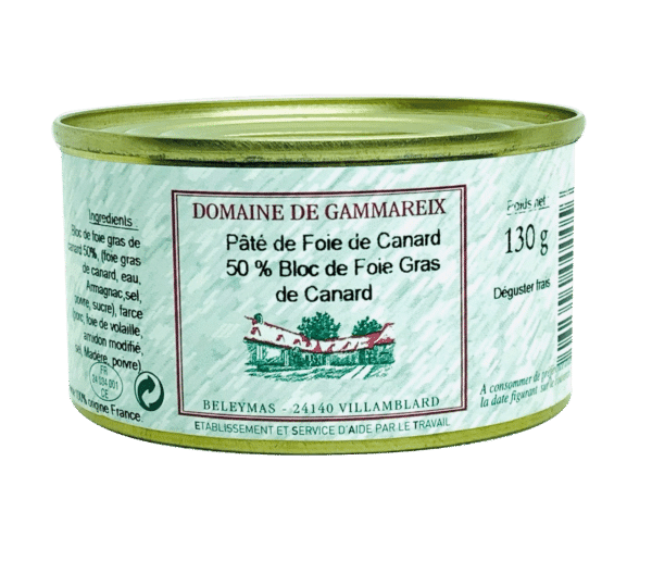 pâté de foie de canard 50 foie gras- 130g
