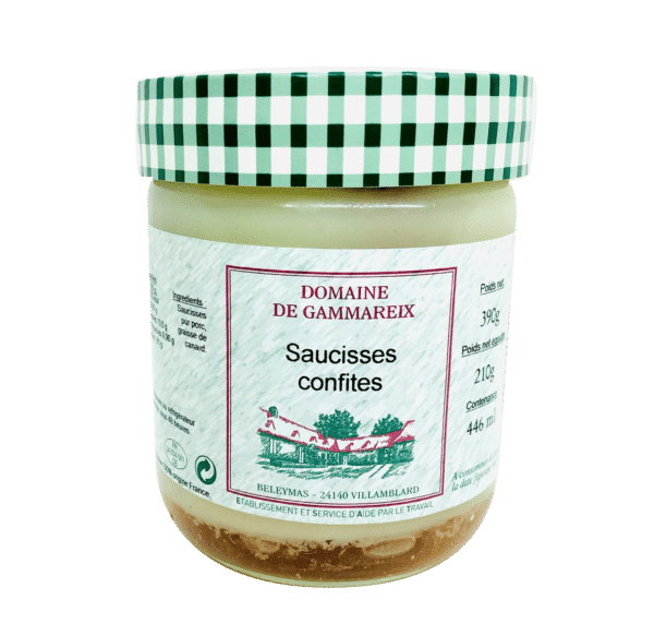 saucisses confites 390g