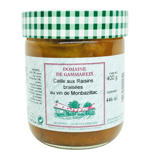 caille braisée 400g