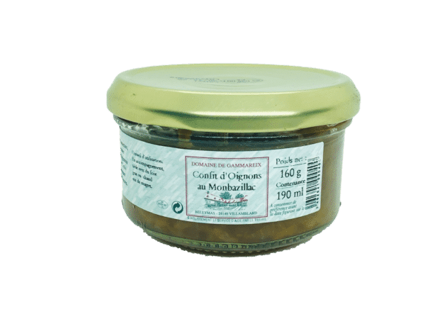 confit oignons monbazillac 160g