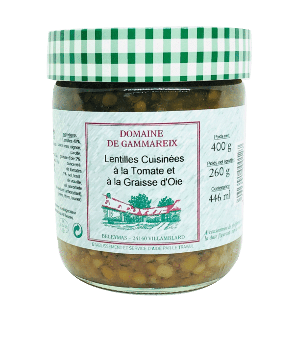 lentilles à la tomate 400g