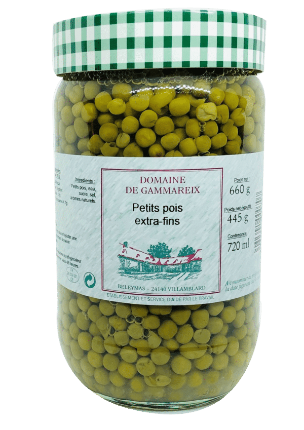 petits pois extra fins 660g