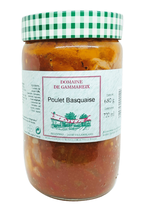 poulet basquaise 680g