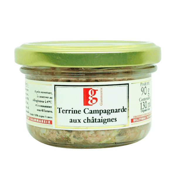 terrine campagnarde aux chataignes 90g