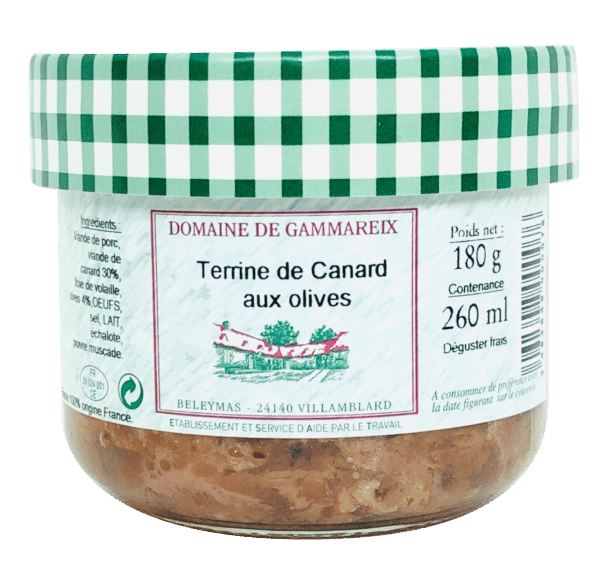 terrine de canard aux olives 180g