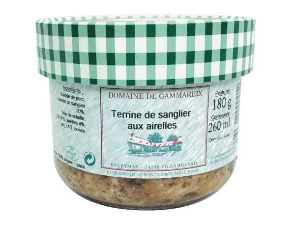 terrine de sanglier aux airelles 180g