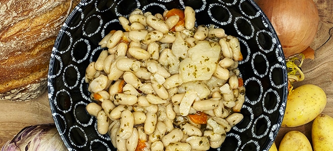 plats cuisinés haricots gammareix