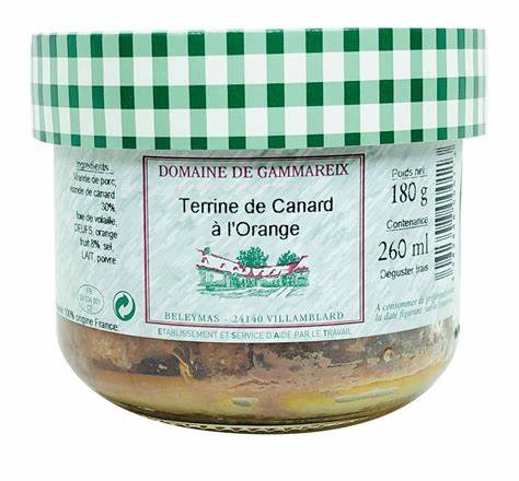 terrine de canard a l'orange